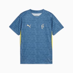 Neymar JR "BNA" Big Kids' Soccer Jersey, Blue Horizon-Pelé Yellow, extralarge